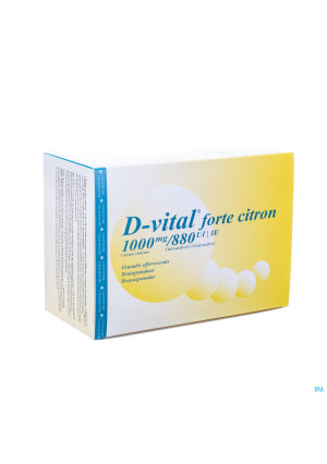 D-vital Forte Citron 1000/880 Efferv. Sach 903277696-20