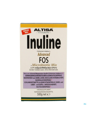 Altisa Inuline Adv.fos Preflora+proflora Mix 500g3420254-20