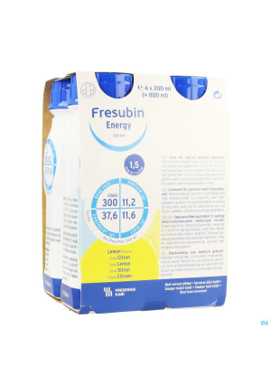 Fresubin Energy Drink Citron 4x200ml 70066013420387-20