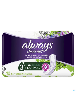Always Discreet Incontinence Pad Normal 123496205-20