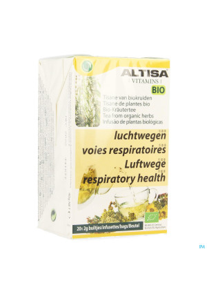 Altisa Tisane Voies Respiratoires Bio 20x2g3514015-20