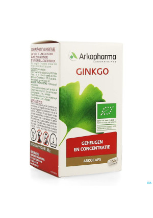 Arkogelules Ginkgo Bio Caps 1503733110-20