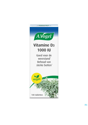 A.Vogel Vitamine D3 100 Comprimés3789963-20