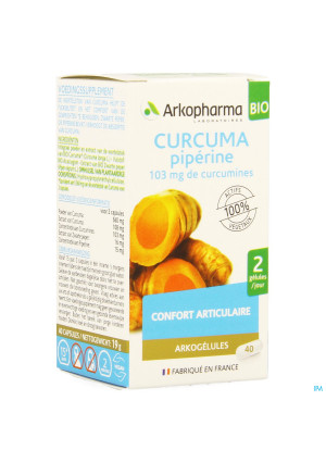 Arkogelules Curcuma Bio Caps 403872520-20