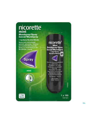 Nicorette Mint Spray Buccal 1x150 Sprays 1mg/spr.3878980-20