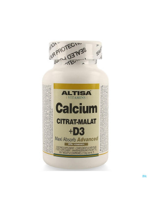 Altisa Calcium Citrate-malate + D3 Comp 1003929296-20