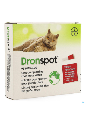 Dronspot 96mg/24mg Spot-on Chat Grand >5-8kg Pip 24131835-20