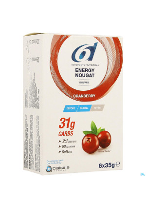 6d Energy Nougat Cranberry 6 X 35g4156733-20