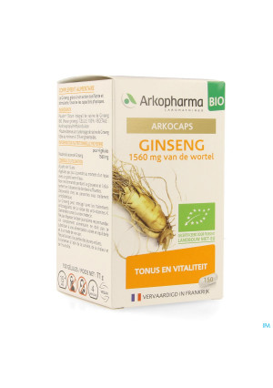 Arkogelules Ginseng Bio Caps 1504156907-20
