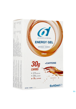 6d Sixd Energy + Caffeine Gel Cola 6x40ml4167946-20