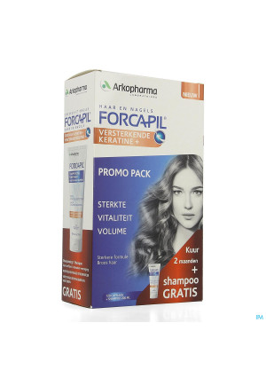 Forcapil Pack Decouverte Caps 2x60+sh 200ml Grat.4204806-20