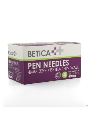 Betica Aiguilles Stylo Inj 4mm 32g 1004223053-20
