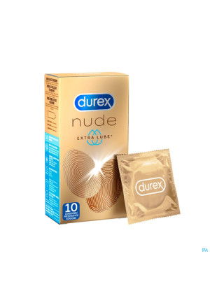 Durex Nude Extra Lube Preservatifs 104253613-20