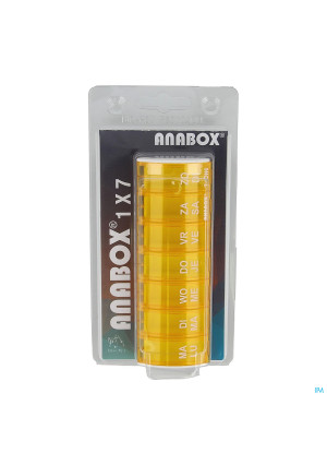 Anabox Pilulier Semaine Orange4257242-20