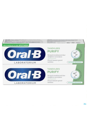 Oral-b Lab Purify Nettoyage Intense 2x75ml4312872-20