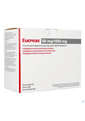Eucreas 50mg/1000mg Pi Pharma Comp Pell 180 Pip4313557-20