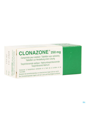 Clonazone 250mg Comp Voor Oplossing Tube Comp 600106435-20