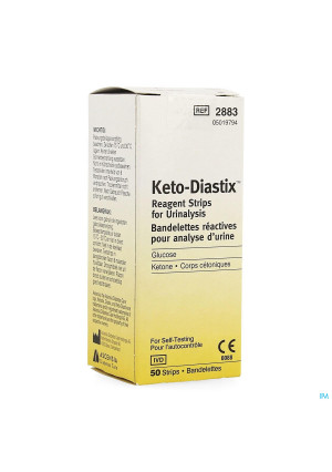 Keto-diastix Strips 50 A 2883 B 510114454-20