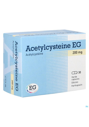 Acetylcysteine EG Caps 30 X 200 Mg0600189-20