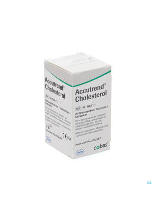 Accutrend Cholesterol Strips 25 114182621651015635-20