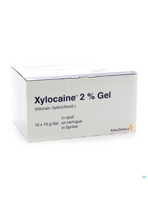 Xylocaine Gel Ser/spuit 10x10g 2%1064237-20