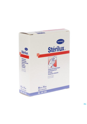 Sterilux Oogkompres 56x70 St. 10 P/s1609510-20