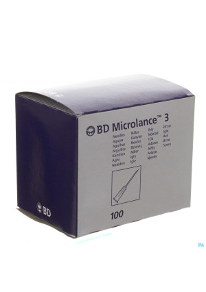 Bd Microlance 3 Nld 18g 1/2 Sb 1,2mm 40mm Roze 1001730894-20