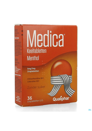 Medica Keeltabletten Menthol 36 zuigtabletten1739978-20