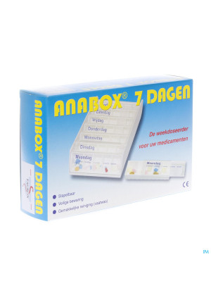 Anabox Pilbox Wit 7 Dagen2181055-20