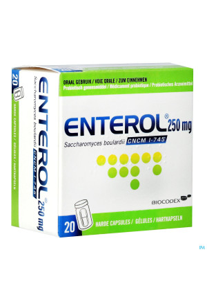 Enterol 250mg Caps Harde Dur 20 X 250mg2183051-20