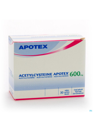 Acetylcysteine Apotex Sach 30 X 600mg2226983-20