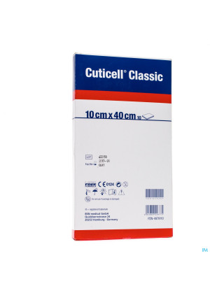Cuticell Classic Gaaskompres 10,0x40cm 10 72538042314524-20