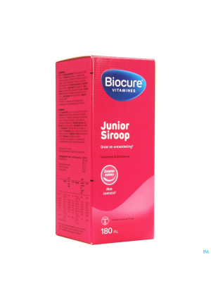 Biocure Junior Siroop Suikervrij 180ml2542926-20