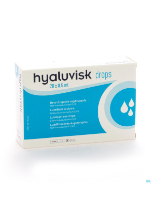 Hyaluvisk Drops Kunsttranen Hond-kat 20x0,5ml2875250-20