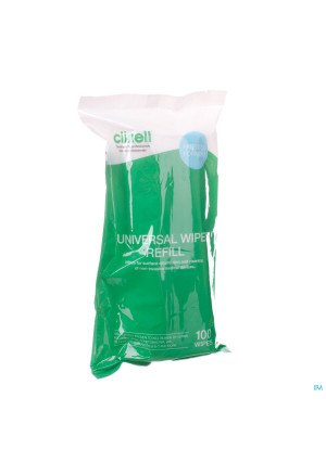 Clinell Universal Wipes Refill Tub 100 St2951887-20