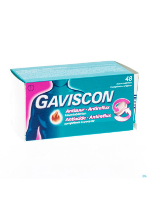 Gaviscon Antizuur-antireflux Kauwtabl 483019759-20