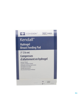 Kendall Tepelverband Hydrogel Diam 7,6cm 1 Paar3078094-20