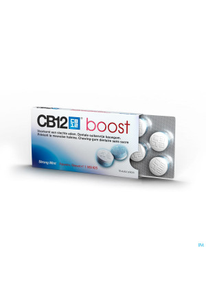 Cb12 Boost Chewing Gum Strong Mint Suikervrij 103119468-20
