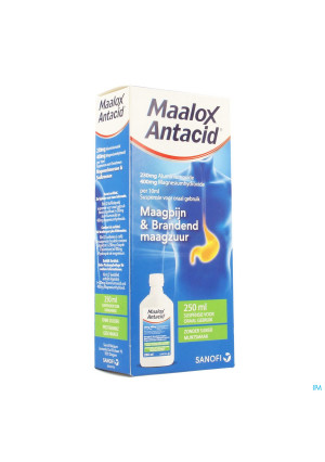 Maalox Antacid 230mg/400mg/10ml Susp Oraal 250ml3264496-20
