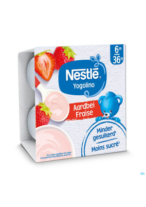 Nestle Baby Yogo Aardbei 4x100g3268026-20