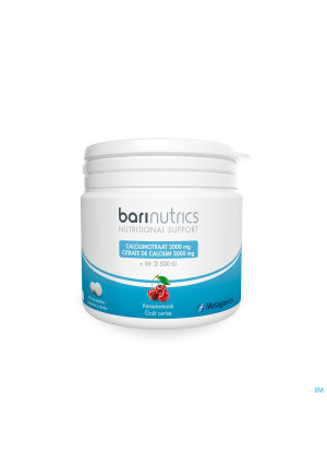 Barinutrics Calciumcitraat Kers Kauwtabl 903274826-20
