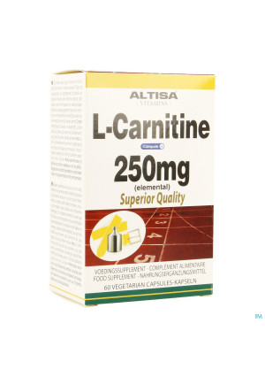Altisa l-carnitine 250mg (carnipure) Comp 603417664-20