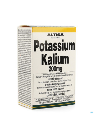 Altisa Kalium-potassium (citrat) 200mg V-caps 903417706-20