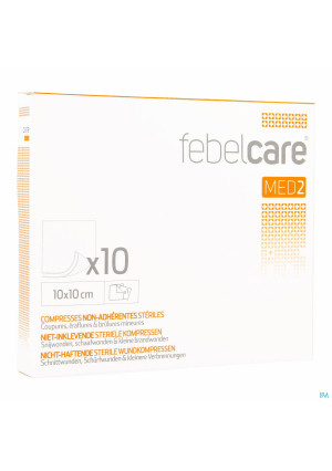 Febelcare Med2 Komp.n/inkl. Ster. 10,0x10,0cm 10x13432051-20