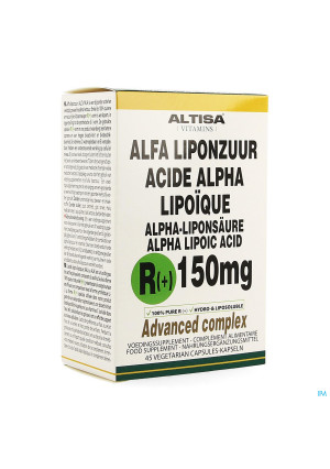Altisa R(+)-alpha Liponzuur 150mg + C+e V-caps 453494267-20