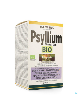 Altisa Cleanseandlight Psyllium Probiotica Bio 370g3518214-20