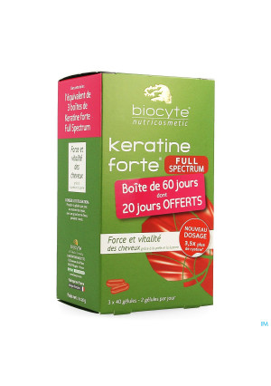 Biocyte Keratine Forte Full Spectrum Caps 1203606704-20