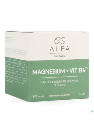 Alfa Magnesium + Vit B6 V-caps 903613692-20