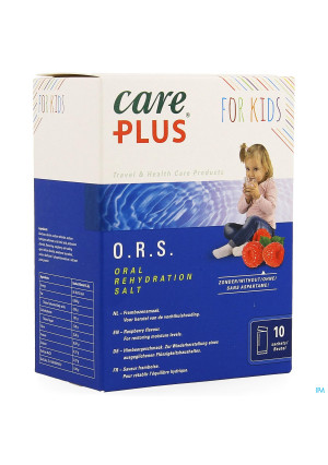Care Plus Ors Kids Raspberry Zakje 10x5,3g3691219-20