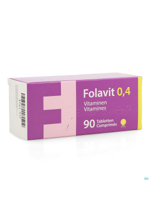 Folavit 0,4mg Comp 90x0,4mg Nf Cnk 4421-0873761517-20
